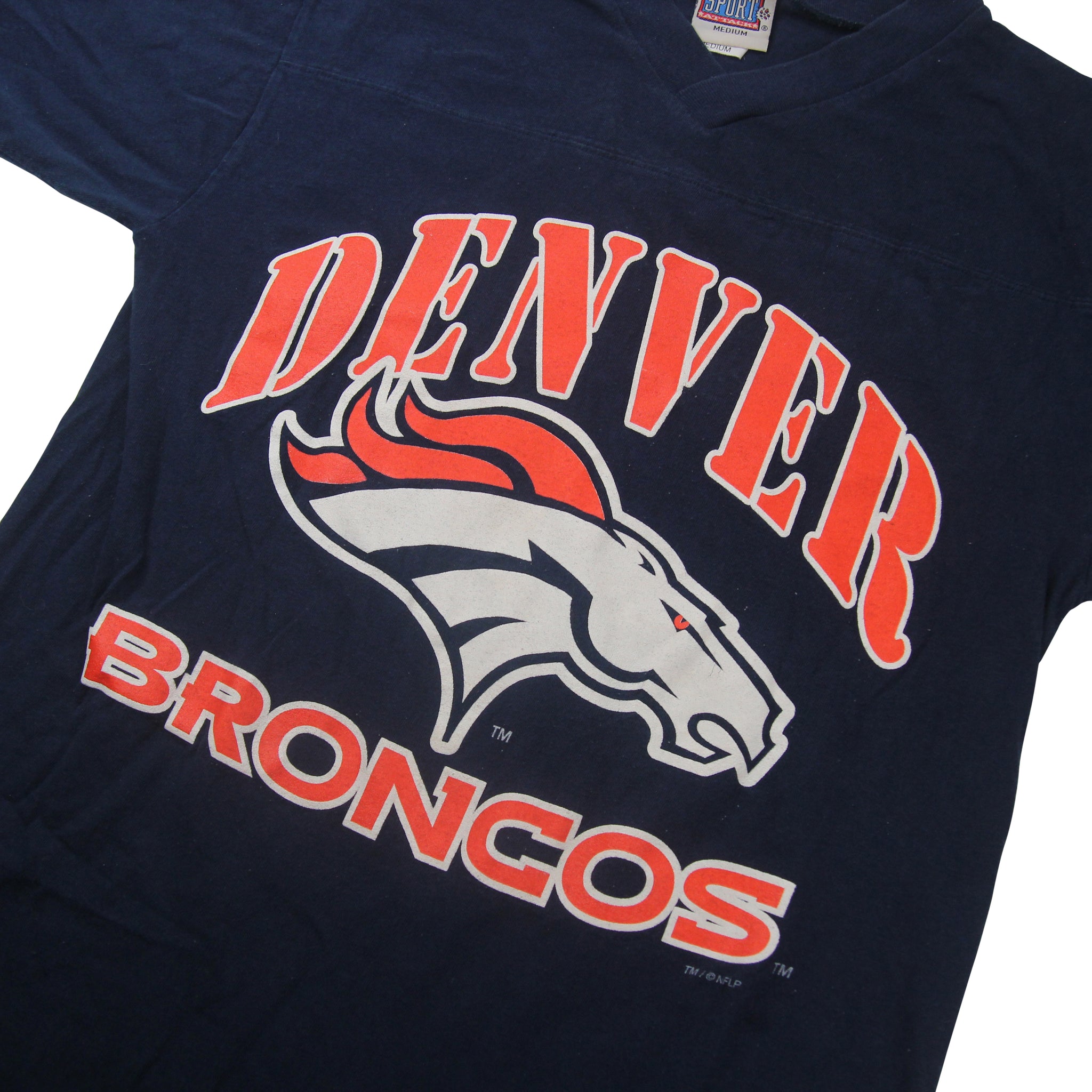 Vintage Denver Broncos John Elway Graphic T Shirt - M – Jak of all
