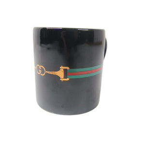 Vintage Gucci Horse Bit Porcelain Mug - OS