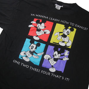 Vintage Disney Mickey Mouse "Learn How to Dance" T Shirt - XL