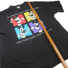 Load image into Gallery viewer, Vintage Disney Mickey Mouse &quot;Learn How to Dance&quot; T Shirt - XL
