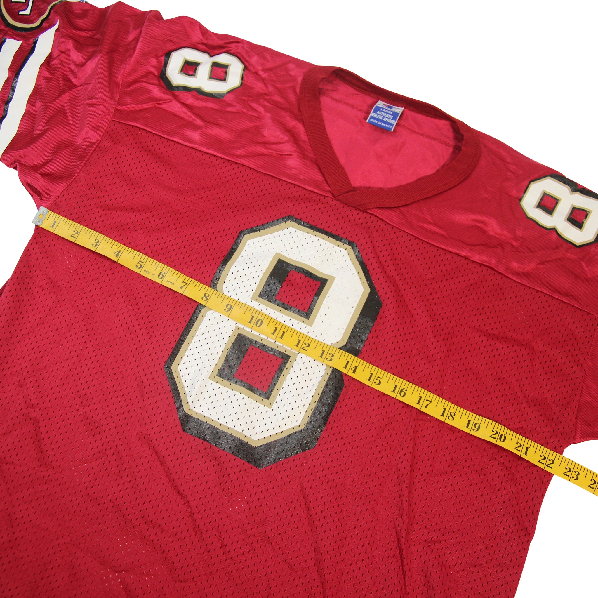 1996-98 SAN FRANCISCO 49ERS YOUNG #8 CHAMPION JERSEY (HOME) XL - Classic  American Sports