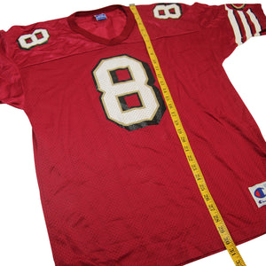 Vintage Champion San Francisco 49ers #8 Steve Young Jersey - L