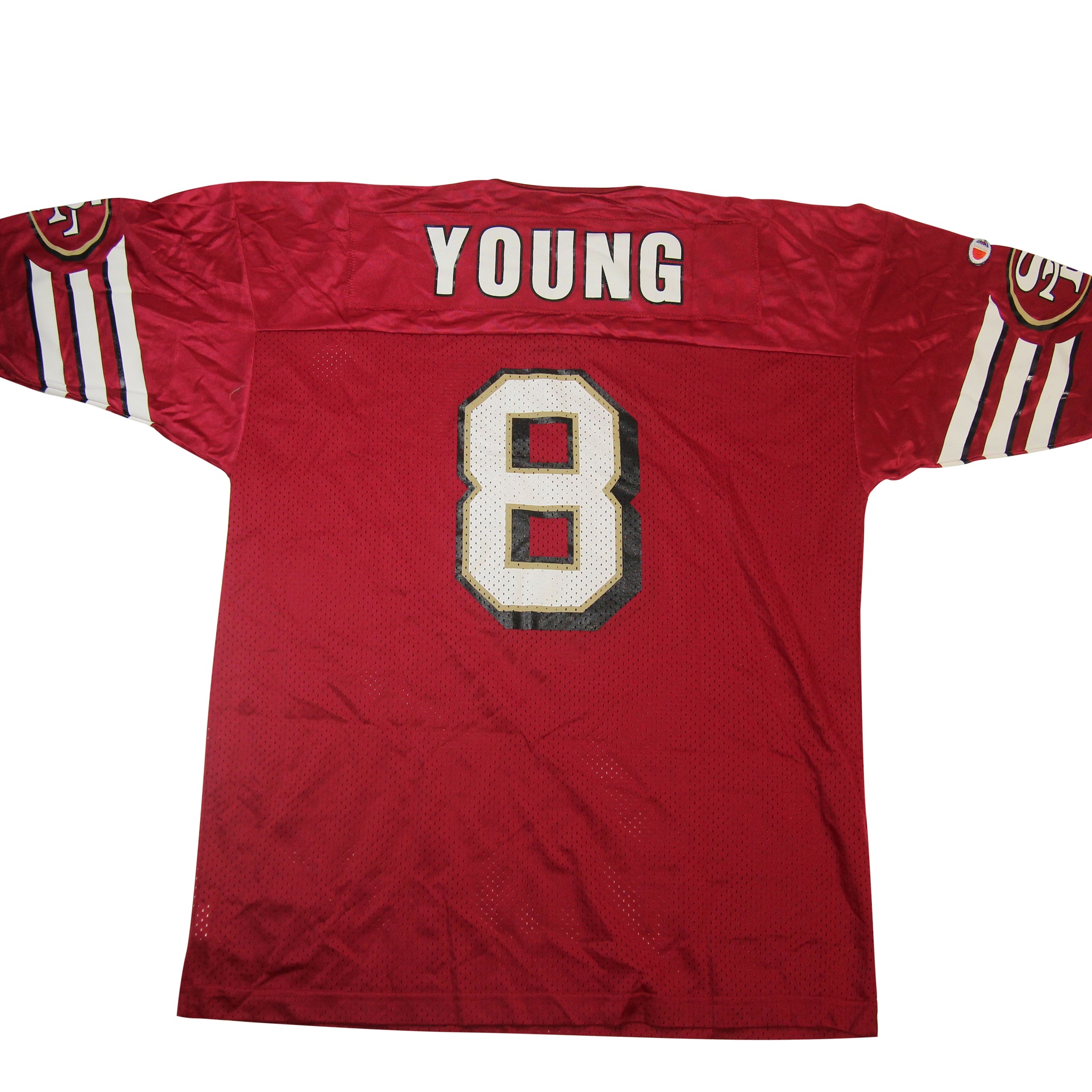 Vintage Champion San Francisco 49ers #8 Steve Young Jersey - L