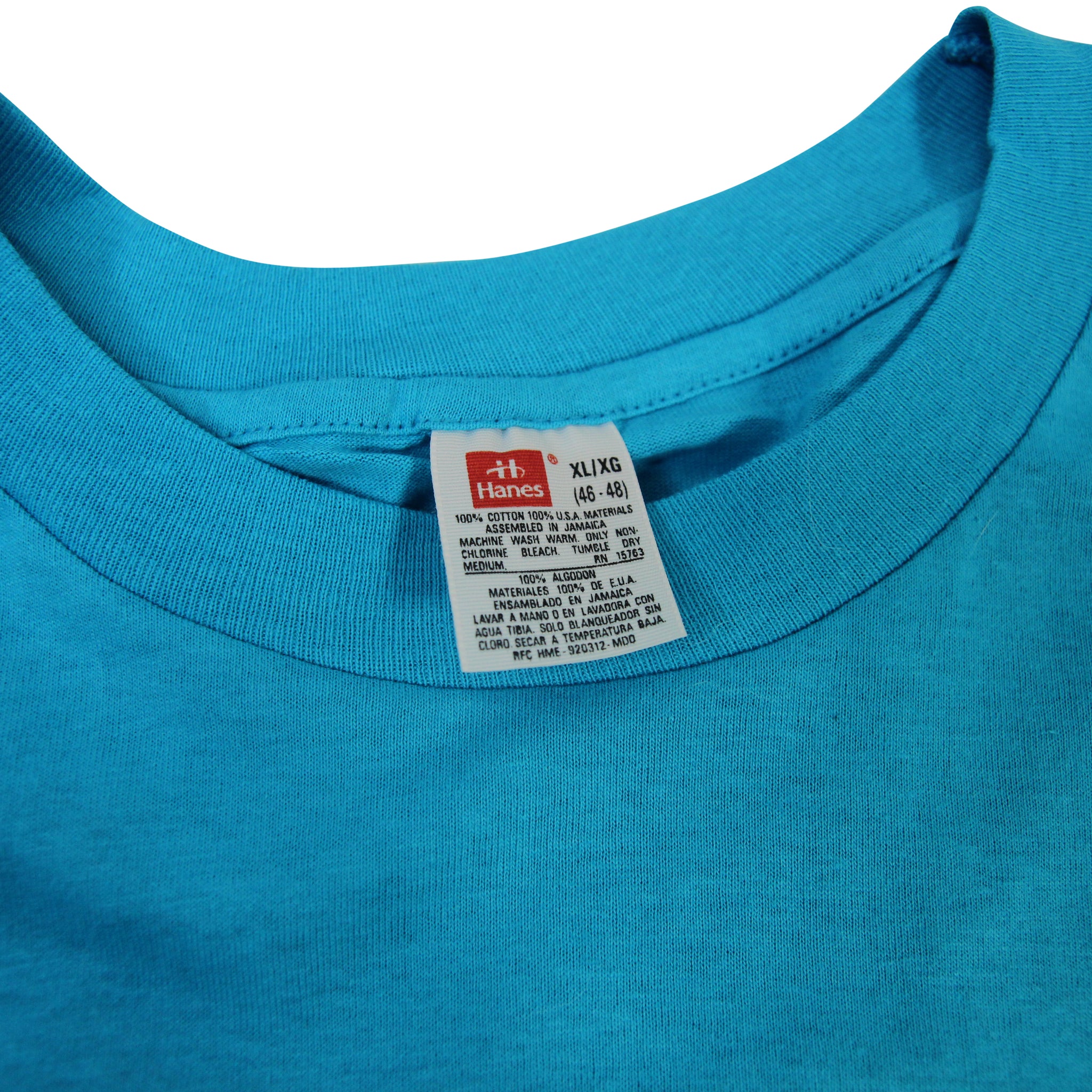 Men's Shirt by Hanes Black Shirt XL/XG RN 15763