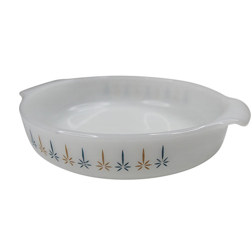 Vintage Mid Century Modern Anchor Hocking Fire King Baking Dish - 9