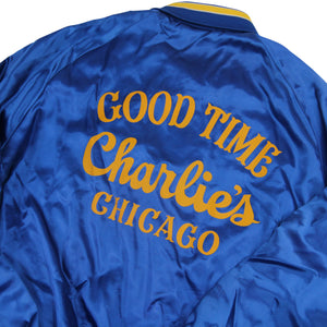 Vintage Good Time Charles Chicago Satin Jacket - L
