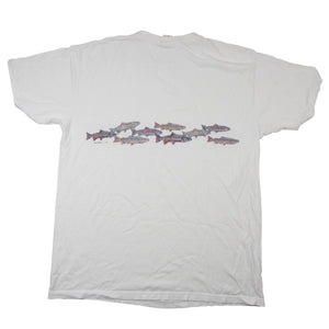 Vintage Simms Fish Graphic T Shirt - L