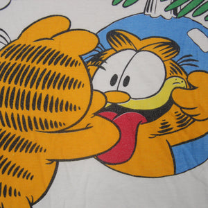 Vintage 1978 Garfield Christmas Graphic T Shirt - XL