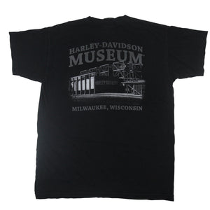 Vintage Harley Davidson Museum Graphic T Shirt - L