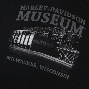 Vintage Harley Davidson Museum Graphic T Shirt - L