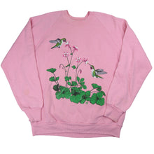 Load image into Gallery viewer, Vintage Humming Bird Flowing Graphic Sweatshirt - L