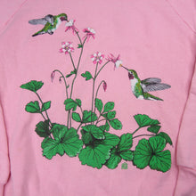 Load image into Gallery viewer, Vintage Humming Bird Flowing Graphic Sweatshirt - L