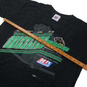 Vintage Utah Grizzles IHL Hockey Graphic T Shirt - XL