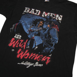 Vintage Bad Men and Wild Womens Graphic T Shirt - L