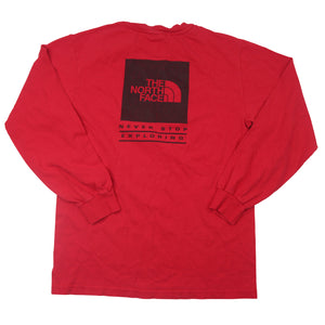 Vintage The North Face Graphic Spellout Long Sleeve T Shirt - S