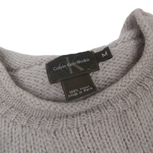 Load image into Gallery viewer, Vintage Calvin Klein Spellout Patch Wool Sweater - M