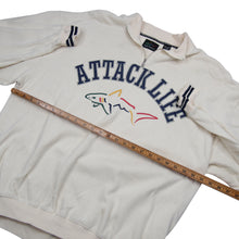 Load image into Gallery viewer, Vintage Greg Norman &quot;Attack Life&quot; Graphic 1/4 Sweater - XXL