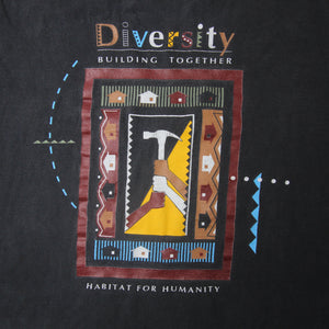 Vintage Habitat for Humanity "Diversity" Graphic T Shirt - M