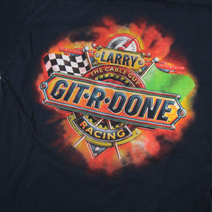 Vintage Larry the Cable Guy Racing Graphic T Shirt - L