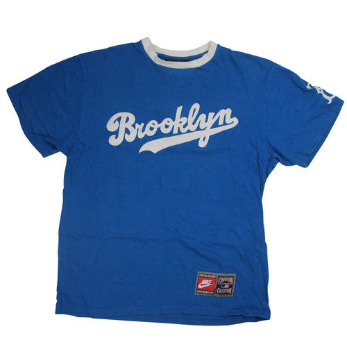 Vintage Nike Coopertown Collection Brooklyn Dodgers T Shirt - M