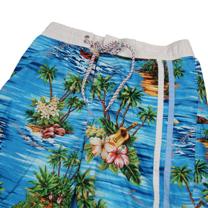 Tommy Hilfiger Allover Tropical Print Swim Trunks - S