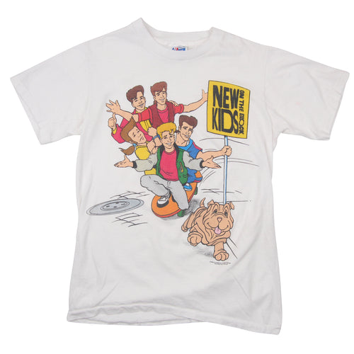 Vintage 1990 New Kids on the Block graphic T Shirt - WMNS S