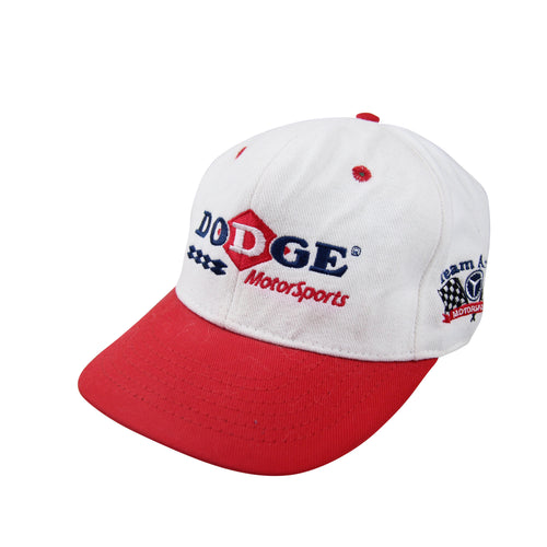 Vintage Dodge Motorsports Racing Strap Back Hat - OS