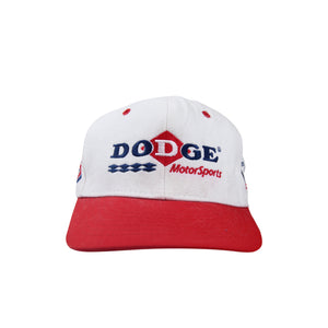 Vintage Dodge Motorsports Racing Strap Back Hat - OS