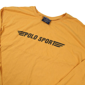 Vintage Polo Sport RL Spellout Long Sleeve Shirt - XL