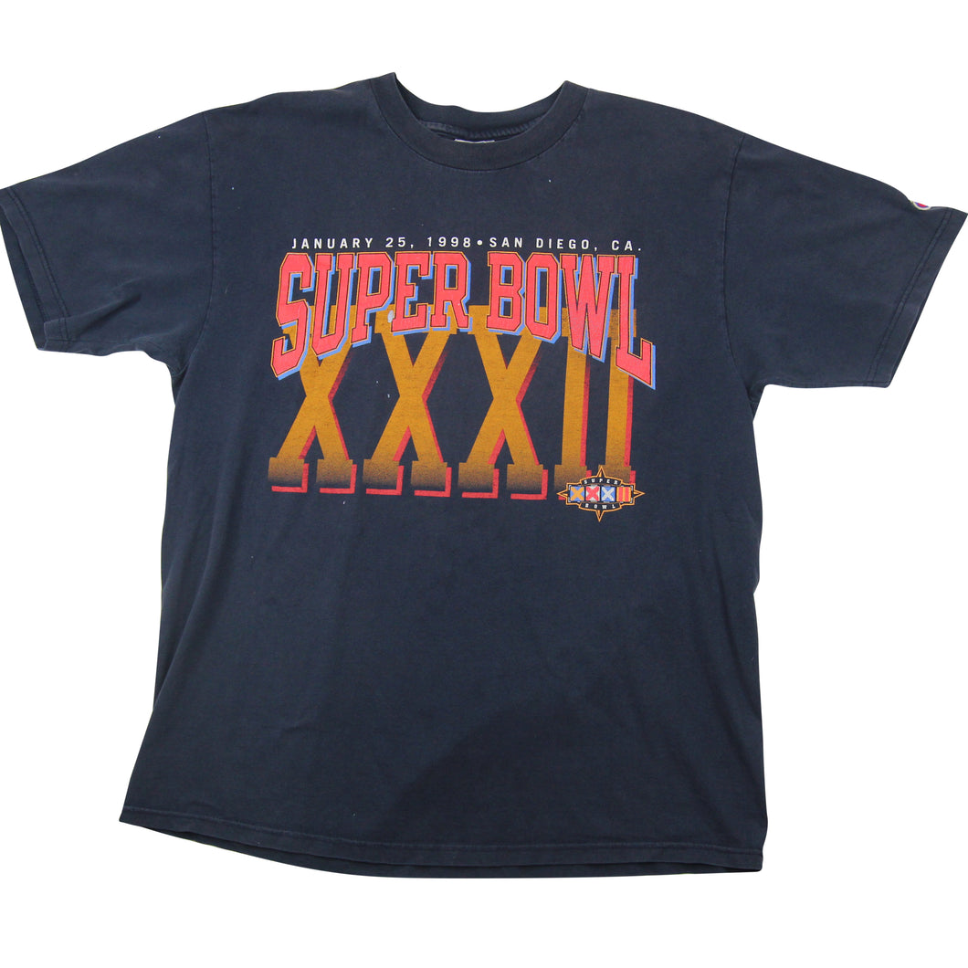 Vintage Champion Super Bowl XXXII graphic T shirt - L