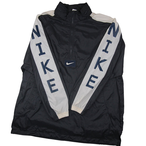 Vintage Nike Arm Spellout / Center Swoosh Windbreaker Jacket - XL