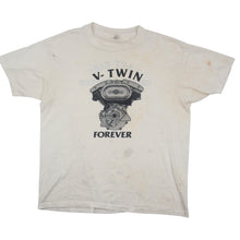 Load image into Gallery viewer, Vintage Harley Davidson V-twin Forever Distressed Graphic T Shirt - XL