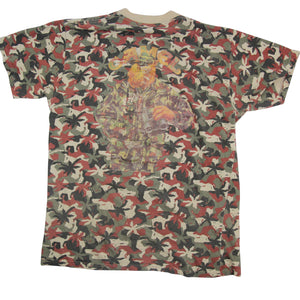 Vintage Camel Style Camo Military Graphic T Shirt - XL