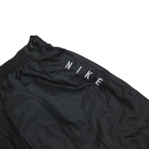 Vintage Nike Spellout Snap Down Track Pants - XL