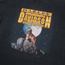 Load image into Gallery viewer, Vintage Harley Davidson Howling wolf graphic T shirt - XL