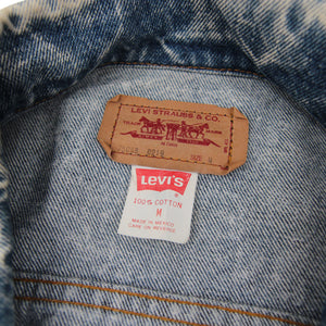 Vintage Levis Acid Wash Denim Jacket - M