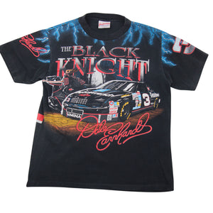 Vintage Dale Earnhardt "The Black Knight" Allover Graphic T Shirt - L