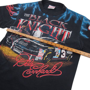 Vintage Dale Earnhardt "The Black Knight" Allover Graphic T Shirt - L
