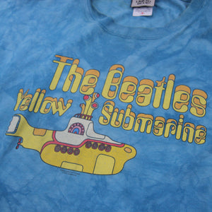 Vintage Liquid Blue The Beatles Yellow Submarine Graphic T Shirt - S