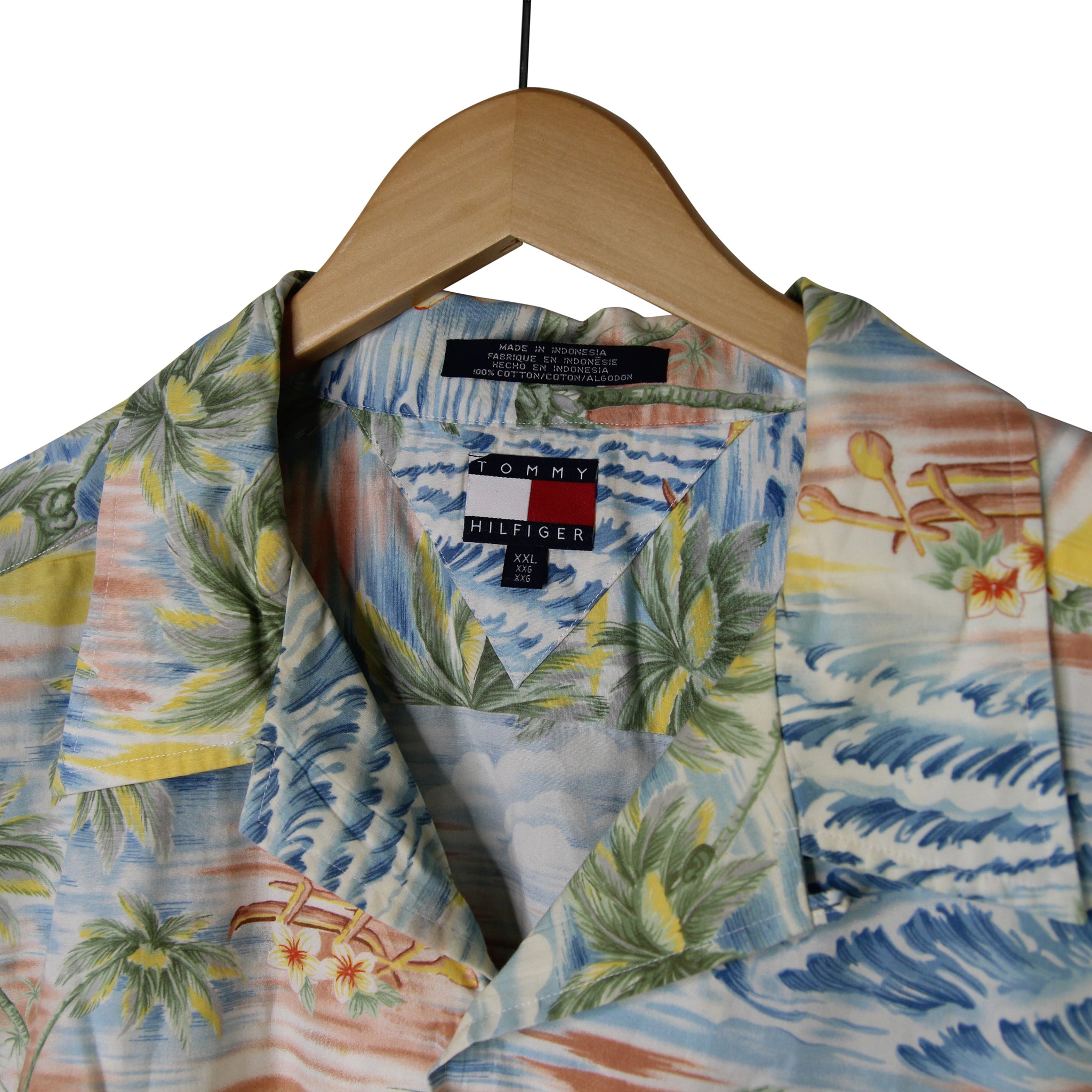 Raffinaderi hud Karu Vintage Tommy Hilfiger Hawaiian Shirt - XXL – Jak of all Vintage