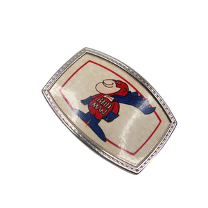 Vintage Budweiser Budman Belt Buckle - OS