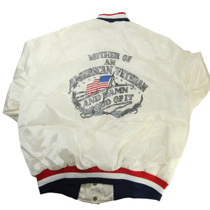 Vintage "Mother of an American Veteran" Satin Jacket - WMNS L