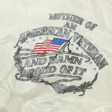 Load image into Gallery viewer, Vintage &quot;Mother of an American Veteran&quot; Satin Jacket - WMNS L