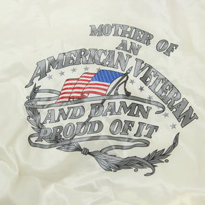 Vintage "Mother of an American Veteran" Satin Jacket - WMNS L