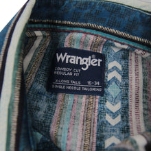 Load image into Gallery viewer, Vintage Wrangler Southwestern Pearl Snap Down Shirt - XL
