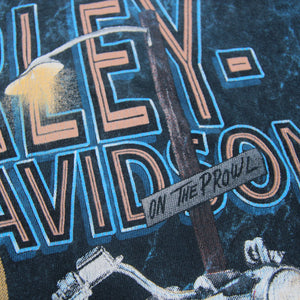 Vintage Harley Davidson "On the Prowl" Graphic T Shirt - L