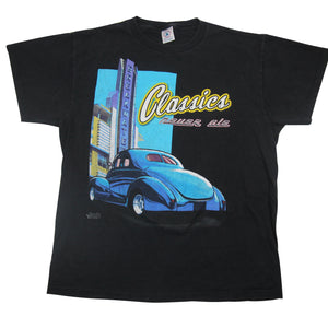 Vintage "Classics Never Die" Hot Rod Graphic T Shirt - L