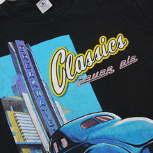 Load image into Gallery viewer, Vintage &quot;Classics Never Die&quot; Hot Rod Graphic T Shirt - L