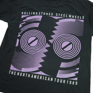 Vintage 1989 Rolling Stones Steel Wheels Tour Shirt - M