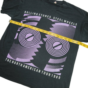 Vintage 1989 Rolling Stones Steel Wheels Tour Shirt - M